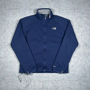 The North Face Jacket Mens Medium Blue TKA stealth Fleece Lined Hiking Outdoor